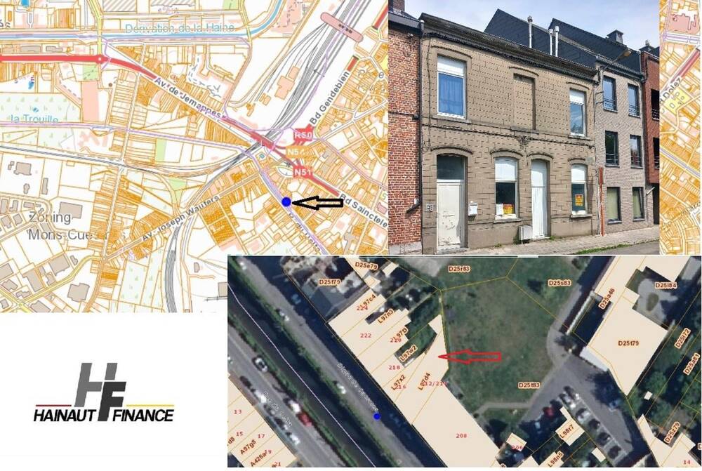 Maison à  à Mons 7000 95000.00€ 3 chambres m² - annonce 173188