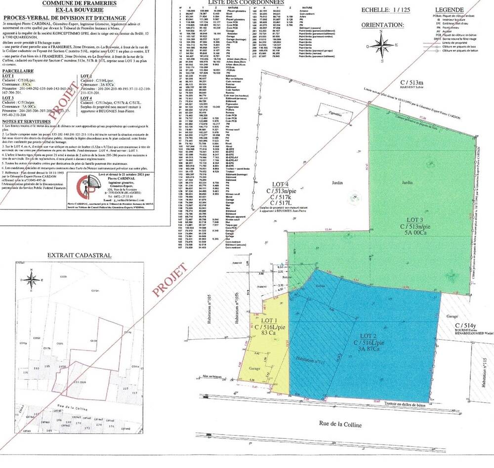 Terrain à vendre à Frameries 7080 95000.00€  chambres m² - annonce 13525