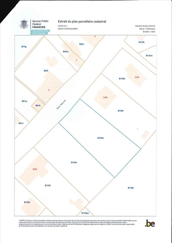 Terrain à vendre à Aulnois 7040 100000.00€  chambres m² - annonce 26431