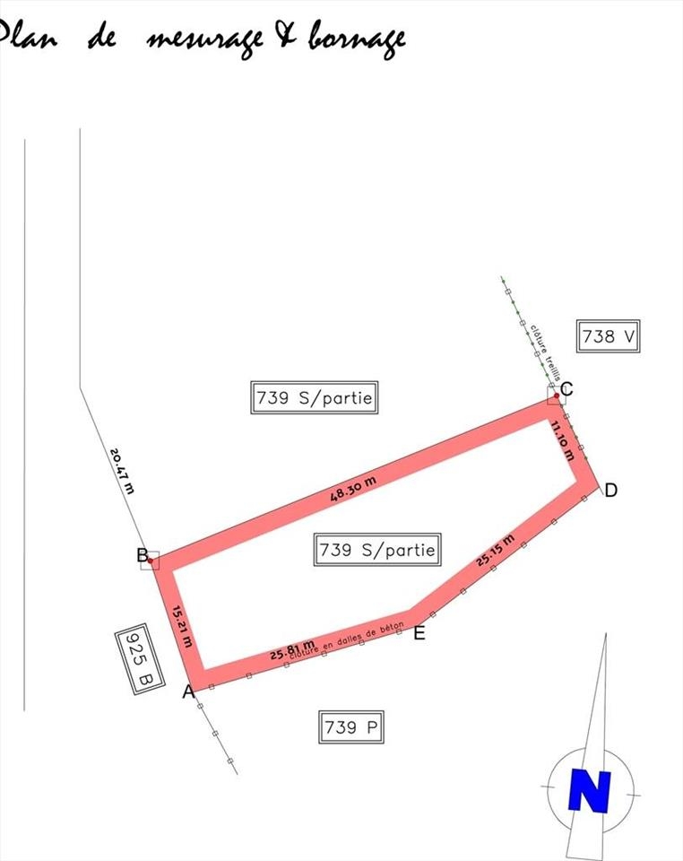 Terrain à vendre à Ville-Pommeroeul 7322 70000.00€  chambres m² - annonce 42734