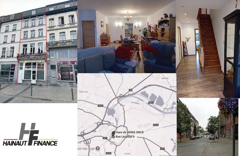 Maison à vendre à Mons 7000 340000.00€ 4 chambres m² - annonce 238035