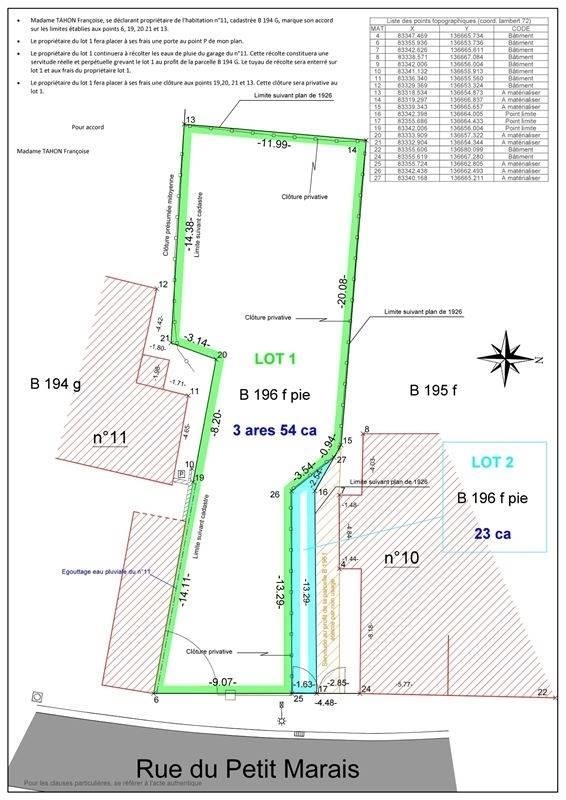 Terrain à vendre à Hollain 7620 69000.00€  chambres m² - annonce 253555