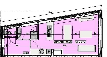 Studio à vendre à Thieu 7070 145000.00€  chambres 53.00m² - annonce 284887