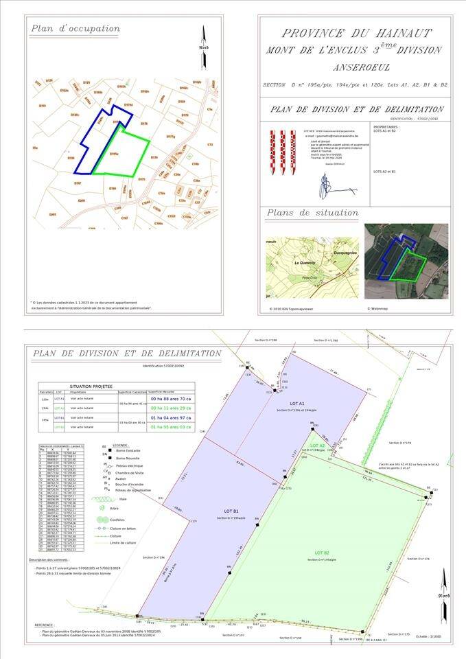 Terrain à vendre à Anseroeul 7750 86000.00€  chambres m² - annonce 287899