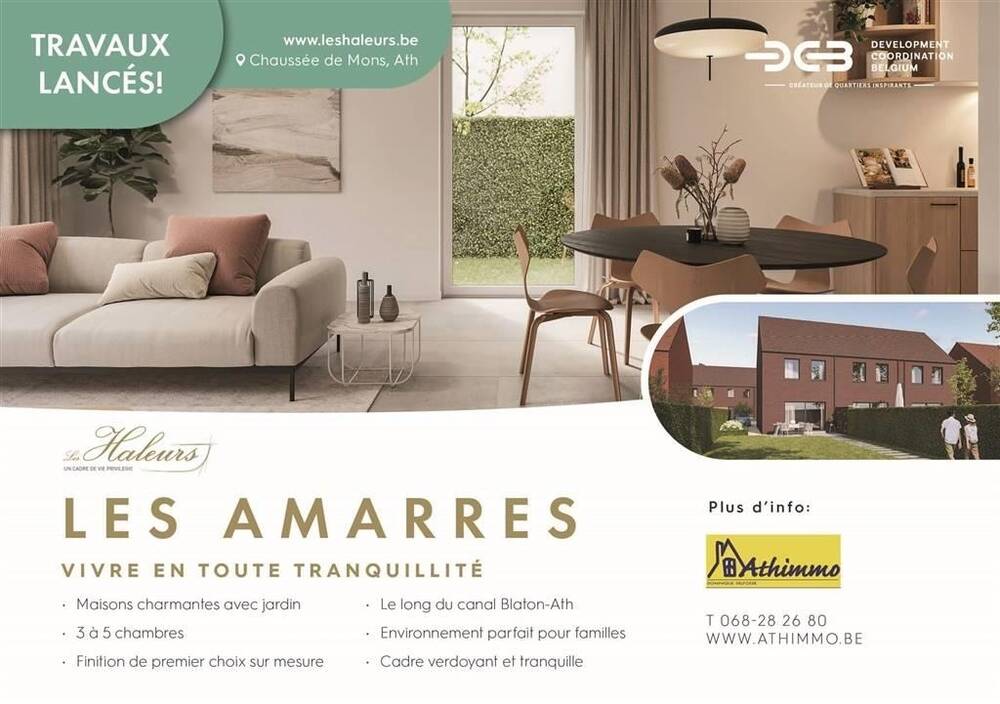 Maison à vendre à Ath 7800 239500.00€ 3 chambres 114.00m² - annonce 299416