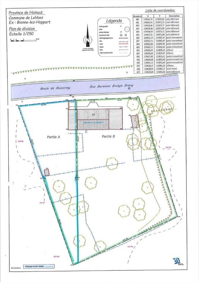 Terrain à vendre à Bienne-lez-Happart 6543 95000.00€  chambres m² - annonce 311469